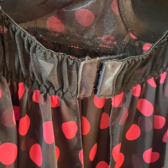 SOLD Lingerie top red/black! - Picture 3 of 5